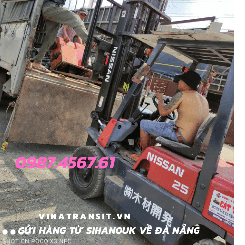 Gửi hàng từ Sihanouk Ville về Đà Nẵng
